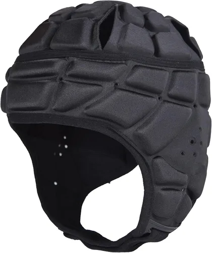 Miniatura 4 de Hobrave Casco de fútbol con bandera acolchada suave para niños y jóvenes