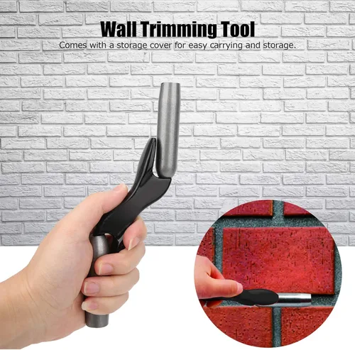 Miniatura 5 de (1/2 in 5/8 in 3/4 in 7/8 in) ensamblador de ladrillos de mano herramienta de recorte de pared belleza costura para trabajar a mano
