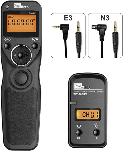 Obturador remoto compatible con Canon, control remoto temporizador de liberación de obturador inalámbrico PIXEL E3/N3 compatible con Canon Eos 1D 5D