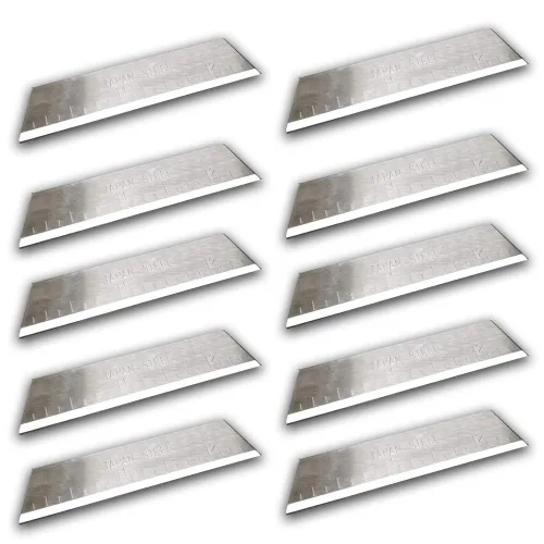 MTP Paquete de 10 cuchillas de repuesto de 2-1/2 pulgadas para Craftsman Ronan Handi-Cut 37300 37310 37252 Acero Japón no OEM