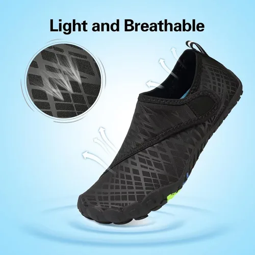 Miniatura 4 de Zapatos acuáticos para niños y niñas, suela ligera y cómoda, fácil de caminar, calzado acuático y deportivo antideslizante