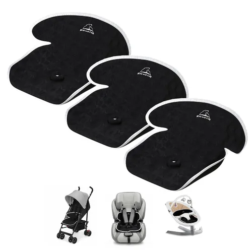 Bear and Care - Almohadillas Piddle - Fundas para cochecitos, rebotadores y asientos de coche, cubierta impermeable y lavable a máquina en orinal de