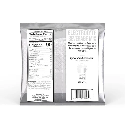 Miniatura 2 de Sqwincher Paquete de polvos Sabor cítrico fresco Bajo en calorías Bajo en sodio Mezcla de bebida de hidratación para reposición de cítrico