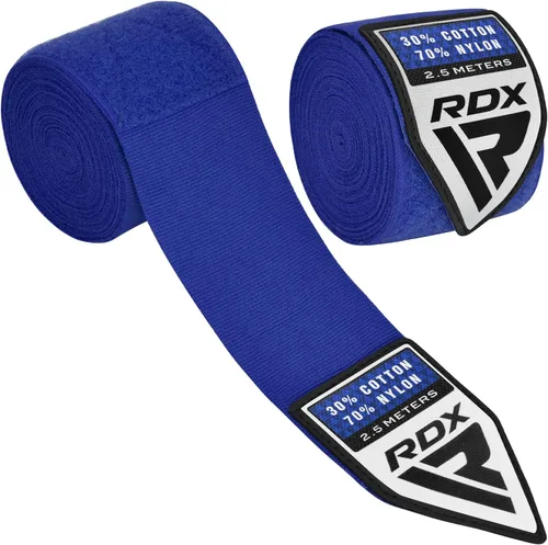 Miniatura 10 de RDX Boxing Wraps Kids 2.5M Guantes internos, Vendajes elásticos para el pulgar, Junior Under Mitts Protector de puño de mano Correas de soporte