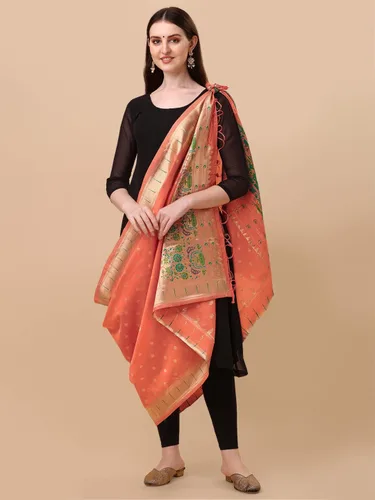 Miniatura 12 de Estampado Animal Seda Hani Dupatta