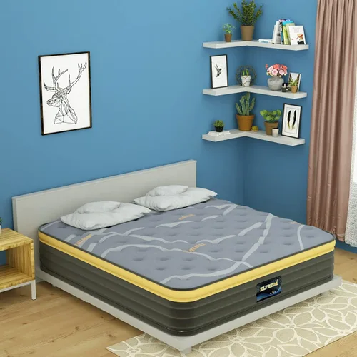 Miniatura 6 de Elfreda Colchón RV King, Colchón RV Híbrido de 12 pulgadas con Pillow Top y Resortes de Bolsillo, Espuma Viscoelástica con Resortes Internos Firmeza