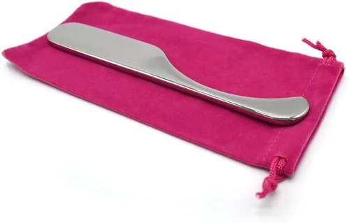 Miniatura 8 de RODEREK Herramienta de terapia física IASTM de acero inoxidable, herramienta de masaje de raspado Gua Sha Guasha para cuerpo, raspador corporal