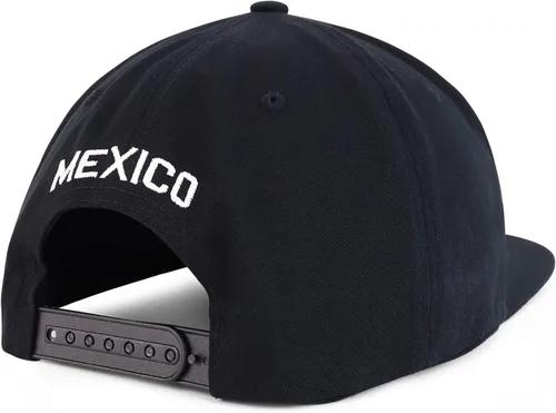 Miniatura 3 de Hecho En Mexico Eagle 3D Bordado Flat Bill Snapback Cap