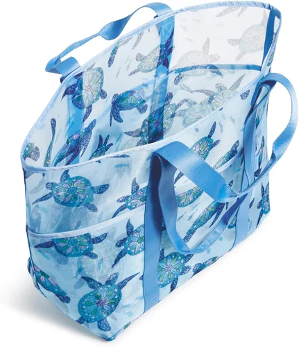Miniatura 3 de Vera Bradley Bolso de playa de malla con múltiples bolsillos
