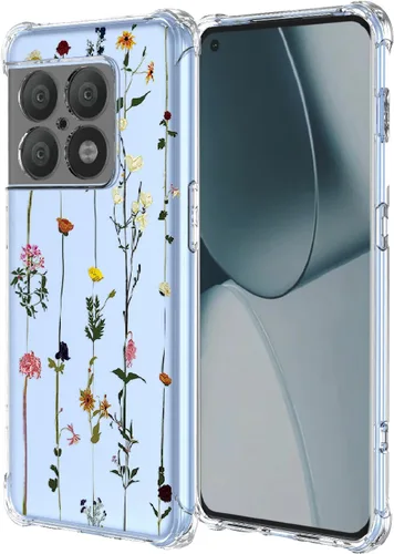 Miniatura 36 de Funda para OnePlus Nord CE 2 Lite 5G Clear Flower Phone Case Soft TPU a prueba de golpes, antiarañazos, funda protectora para 1+Nord CE2 Lite 5G