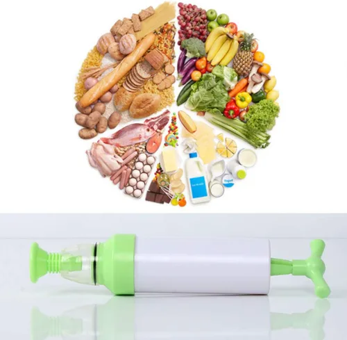 Miniatura 8 de Bolsa de vacío manual Succión Sello de alimentos Bolsa de almacenamiento Herramienta de compresión Bolsa de vacío Aire de succión