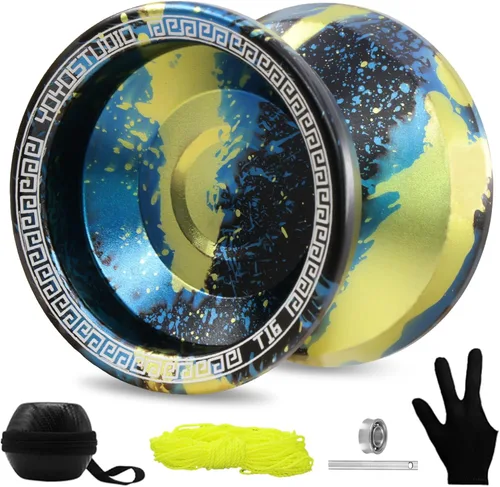 Miniatura 15 de YOYOSTUDIO T16 YoYo Responsive Profesional, YoYo de Doble Propósito para Niños Principiantes, YoYo No Sensible para Adultos con Herramienta