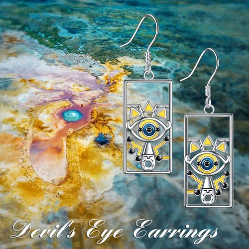 Miniatura 6 de CRMAD Aretes de anime de plata de ley, alas de setahongozelda para mujer, Metal, no conocido