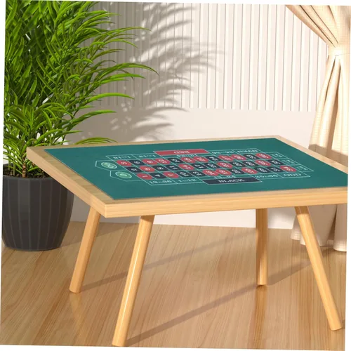 Miniatura 4 de PRETYZOOM Tapete de mesa plegable impermeable con superficie de fieltro de doble cara para un juego suave, adecuado para reuniones familiares