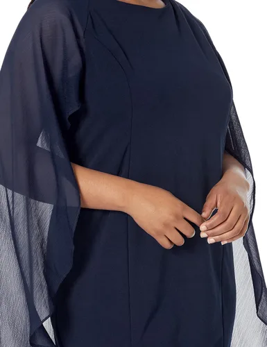 Miniatura 5 de DKNY Vestido de capa de crepé para mujer