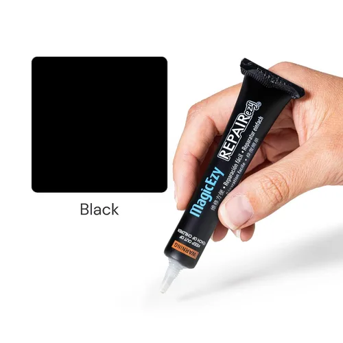 Miniatura 6 de MagicEzy Tile RepairEzy (Negro) - Relleno de reparación de esmalte de porcelana - Fija astillas y agujeros en azulejos rápidamente - Azulejos
