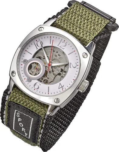 Miniatura 2 de ALPINE - Correa de reloj deportiva acolchada de tela de nailon ajustable Correa de reloj de repuesto de nailon impermeable y de secado rápido