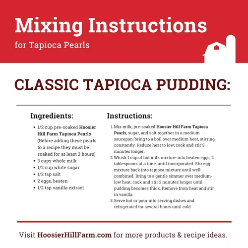 Miniatura 6 de Hoosier Hill Farm Perlas grandes de tapioca, 2LB (paquete de 1)