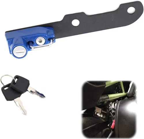Miniatura 10 de Bloqueo de casco de motocicleta antirrobo combinación PIN bloqueo asegura para Z900 2017-2019