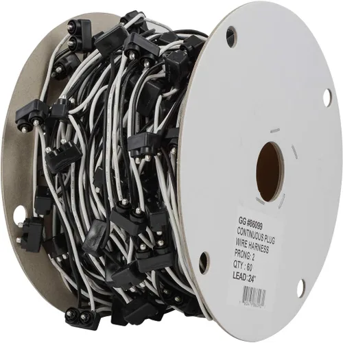 Miniatura 6 de GG Grand General 86093 Arnés de cables continuo de 2 puntas, 6 pulgadas, 200 enchufes por rollo