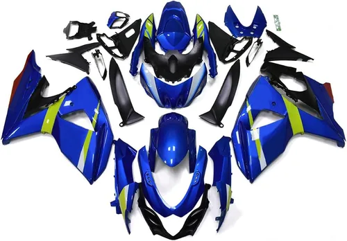 Miniatura 281 de Kit de carenado de inyección azul, negro y blanco para Suzuki GSXR600 GSX750 2006 2007 GSXR 600 GSX-R750 06 07 ABS Carenado de plástico completo