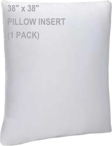 Miniatura 15 de WINGLAM, Rellenos de almohada, almohadas decorativas, relleno de funda, blanco, paquete de 2, 22 x 22 pulgadas, hipoalergénico, poliéster, ultra