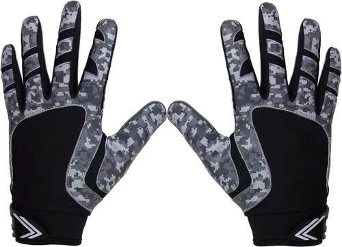Miniatura 9 de Pure Athlete Guantes de fútbol con receptor ancho – Guantes de agarre adhesivo de élite, equipo de goteo para WR y espalda defensiva – Adultos