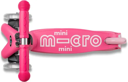 Miniatura 5 de Micro Kickboard - Mini Deluxe - Patinete Micro de tres ruedas de diseño suizo inclinado para dirigir Rosa