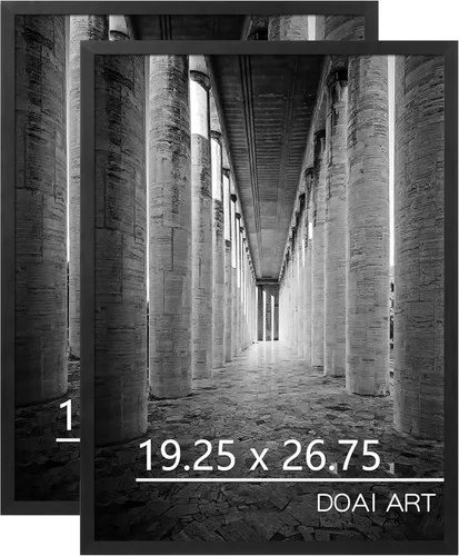 Miniatura 14 de DOAI ART Marco de póster de 16 x 20 pulgadas, paquete de 2 marcos de fotos de roble y veta de madera de 16 x 20 pulgadas para montaje en pared