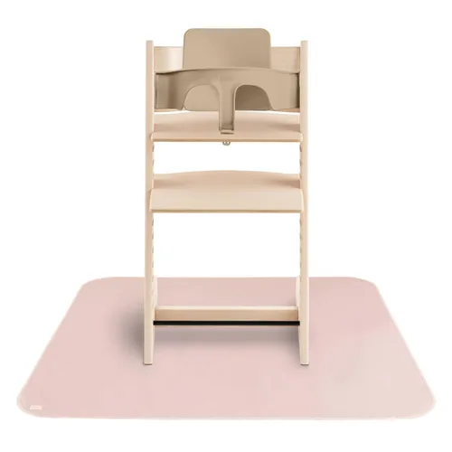 mushie Alfombrilla Splat para Bebé 108x108 cm (Rosa)| Resistente al Agua para Debajo de Silla Alta y Juego Infantil Rubor
