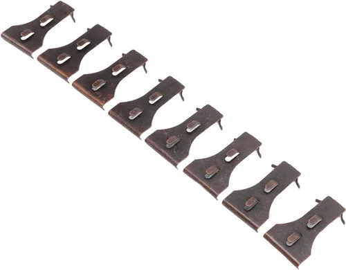 Miniatura 7 de Hyuduo 8 ganchos de ladrillo para ladrillos compatibles con LEGO, perchas de acero resistentes para ladrillos de construcción, se adaptan a