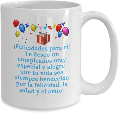 Miniatura 2 de Taza de regalo de cumpleaños Feliz Cumple regalos Sorpresa para novio oh novia Feliz cumpleaños decoraciones para hermano hermana