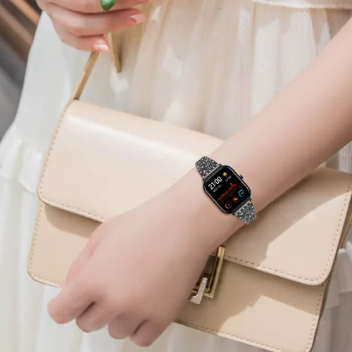Miniatura 5 de FitTurn Correa de reloj compatible con Amazfit Active 2 Square/1/GTS 4 4mini/GTS 3/GTS 2/GTS 2e/GTS 2 mini/GTR 1.654 in/Bip 3 pro/Bip 3 SmartWatch