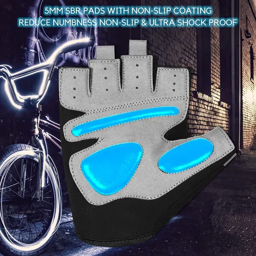 Miniatura 4 de WFX Gym Gloves Training Weight Lifting Gloves for Men Women Wrist Support Padded Extra Grip Palm Protection Fitness Workout Gloves