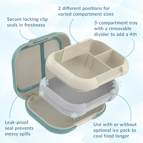Miniatura 5 de Bentgo Chill Max - Lonchera XL a prueba de fugas - Paquete de hielo incluido mantiene la comida fría; capacidad de 5 tazas para adultos y mayores