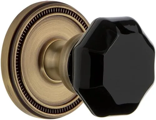 Miniatura 5 de Grandeur Hardware 850929 Soleil Rosette con pomo Lyon Privacidad, Tamaño del fondo: 2.375", Latón Lifetime bronce (Lifetime Brass)