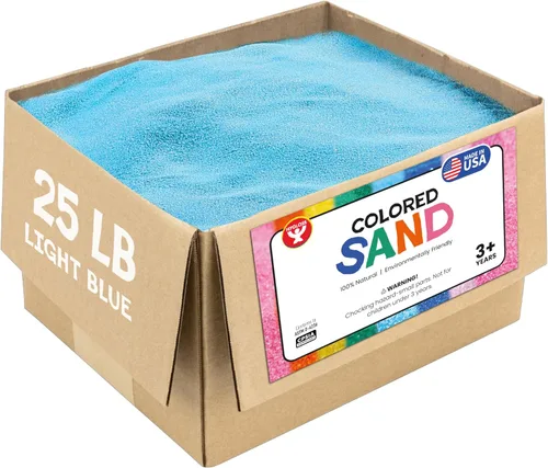 Miniatura 36 de Hygloss Arena de colores para manualidades – Botella de 1 libra, magenta – Juegos de arte de arena fina y colorida vibrante para niños – Actividades