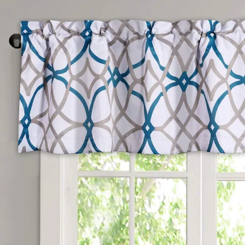 Miniatura 11 de H.VERSAILTEX Cenefas de cortina opacas para cocina/baño - Cenefas de ventana con aislamiento térmico para sala de estar/dormitorio con bolsillo
