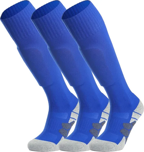APTESOL - Calcetas de fútbol hasta la rodilla (paquetes de 135) Calcetas acojinadas para niños, jóvenes, adultos, para equipos deportivos OTC