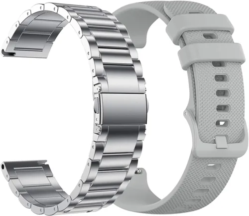Miniatura 12 de Correas de reloj de 0.866 pulgadas compatibles con Fossil Gen 6, 5E, 5LTE, 5 Carlyle Garrett, Julianna para mujer, Explorist HR Gen 4, repuesto