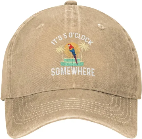 Miniatura 34 de Philysonic 5 Oclock Somewhere Hat It is 5 Oclock Somewhere Hat Gorra de béisbol para mujer, gorra de moda