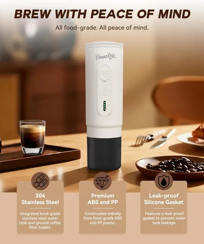 Miniatura 5 de H02 PRO - Cafetera eléctrica portátil para el día del padre, compatible con cápsulas originales NS Capsule y café molido, mini cafetera de viaje