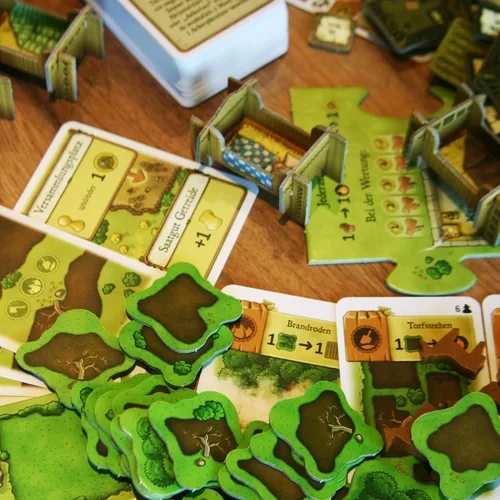 Miniatura 5 de Agricola (edición revisada) Farmers of The Moor Expansion Juego de estrategia para adultos y adolescentes Juego de mesa avanzado A partir