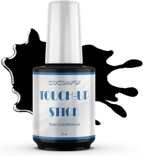 Cocomfix Pintura de Retoque para Electrodomésticos Negros - Pintura de Retoque de Alto Brillo para Refrigeradores, Lavadoras, Secadoras,