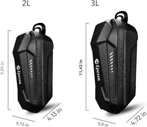 Miniatura 7 de Epessa Bolsa Universal para Scooter, Bolsa de Manillar de Scooter EVA, Bolsas Delanteras Impermeables para Scooters para Llevar Cargador