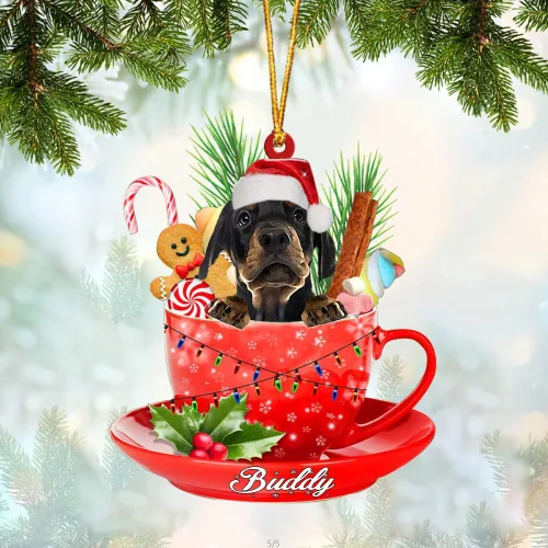 Miniatura 19 de Alaskan Malamute - Adorno acrílico personalizado para perro en taza, adorno de Navidad personalizado para perro 2023, decoración de árbol