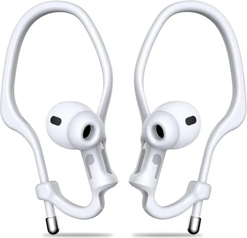 Miniatura 8 de [2 pares] Haireca - Ganchos para los oídos para AirPods Pro 3, 2, 1 y AirPods 4, 3, 2, 1, [ajustables] Diseño ergonómico antideslizante, clip de Rosa