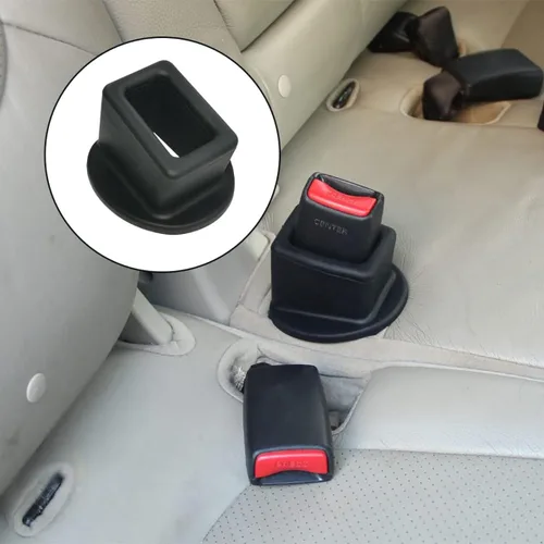 Soporte para hebillas de cinturón de seguridad – Fácil acceso a las hebillas de los asientos traseros - Conecta el cinturón de seguridad con solo