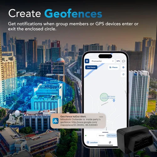 Miniatura 3 de AutoSky Rastreador GPS para vehículos, OBDII, 4G LTE, Modelo - AVT-210, Ubicación del vehículo, historial de viaje, alertas de conducción, GeoFence