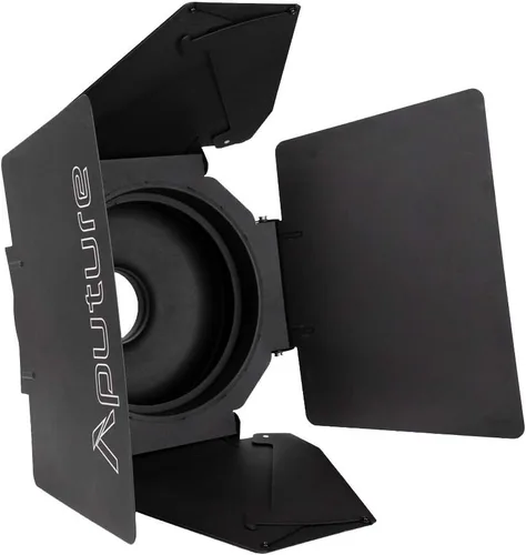 Miniatura 3 de Aputure F10 Barndoors para Aputure LS 600d Fresnel Accesorio F10 Zoom Lens Iluminación fotográfica Puerta de granero